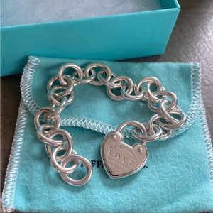 Tiffany & Co LOVE lock bracelet